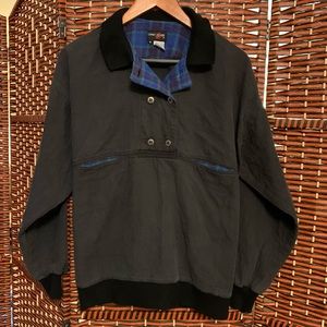 Vintage Pullover with buttons retro M 80s 90s